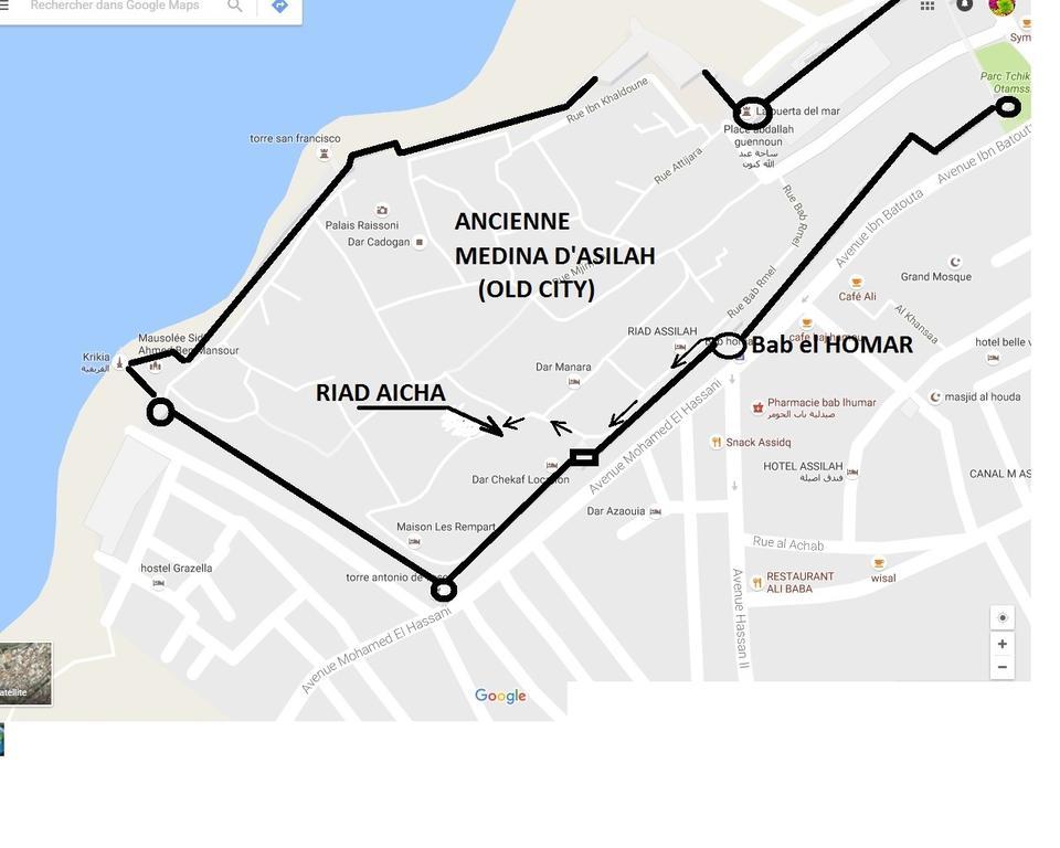 Riad Aicha Асила Экстерьер фото